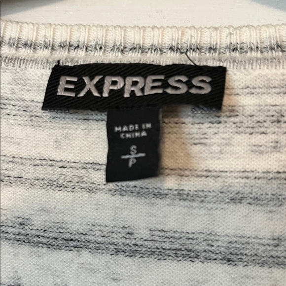 Express Heather Gray Midi Dress - Picture 5 of 6